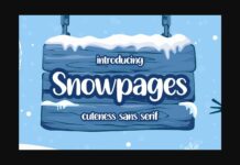 Snowpages Font Poster 1