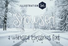 Snowseri Font Poster 1