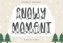 Snowy Moment Font Poster 1