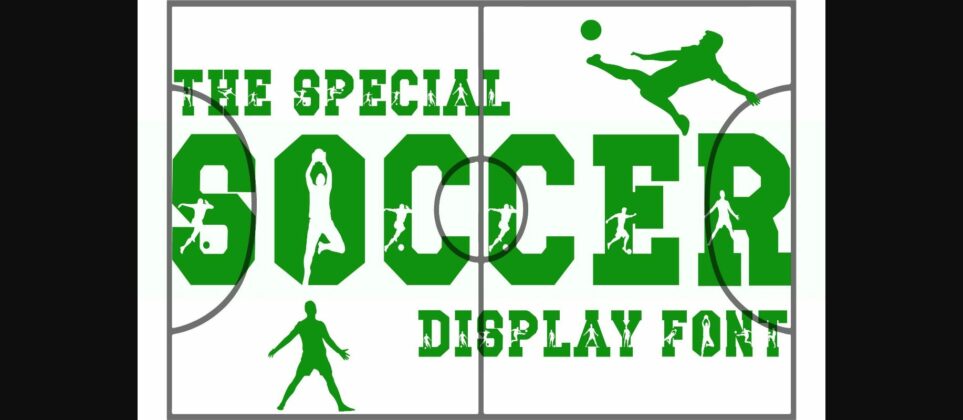 Soccer Font Poster 3