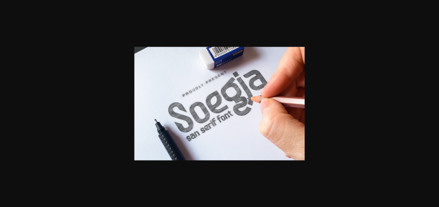 Soegja Font Poster 3