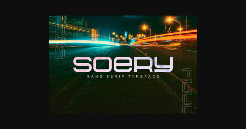Soery Font Poster 3