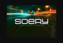 Soery Font Poster 1