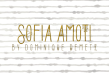 Sofia Amoti Font Poster 1