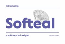 Softeal Font Poster 1