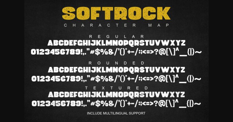 Softrock Font Poster 9