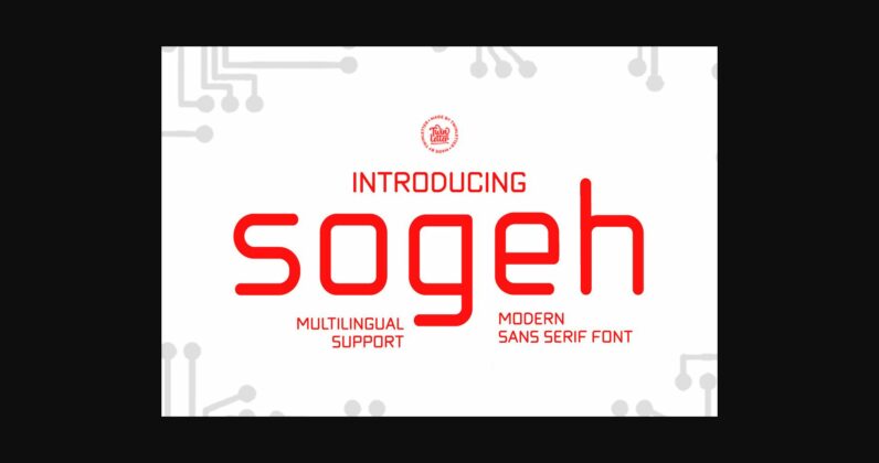 Sogeh Font Poster 3