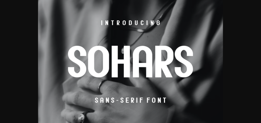 Sohars Font Poster 1