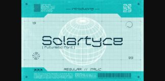 Solartyce Font Poster 1