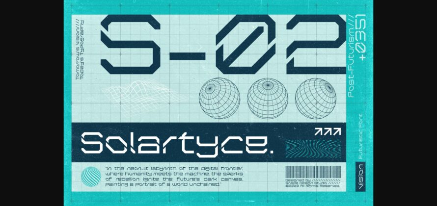 Solartyce Font Poster 6