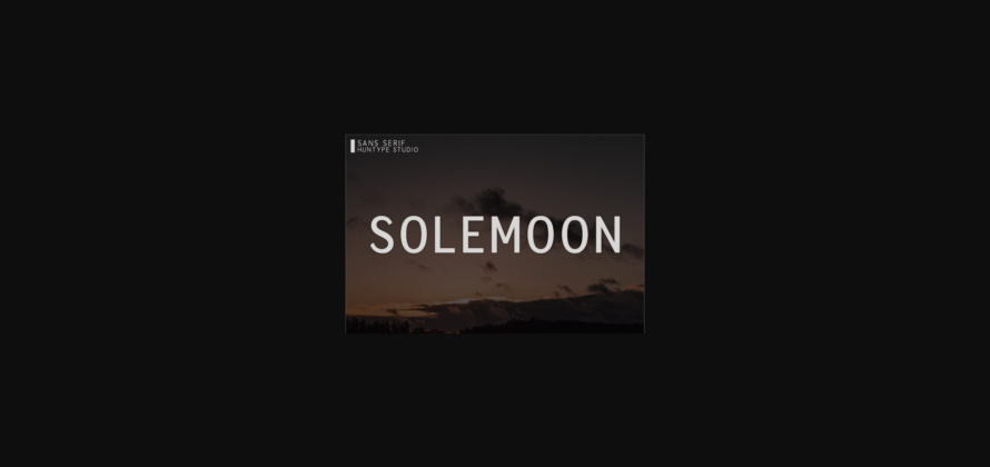 Solemoon Font Poster 3