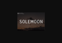 Solemoon Font Poster 1