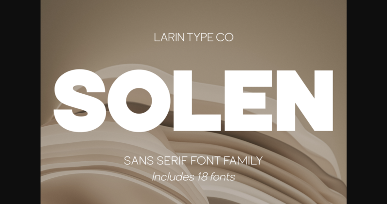 Solen Font Poster 1