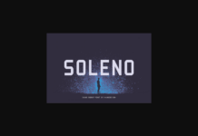 Soleno Font Poster 1