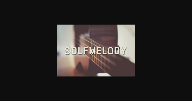 Solfmelody Font Poster 1