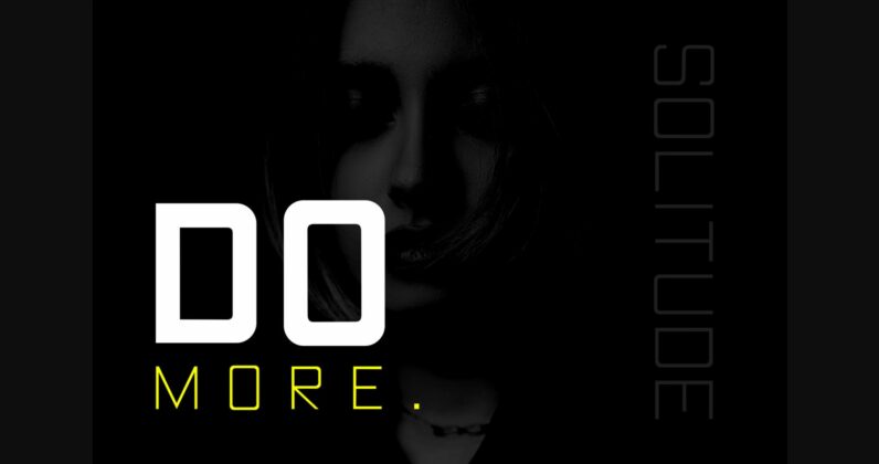 Solitude Font Poster 6