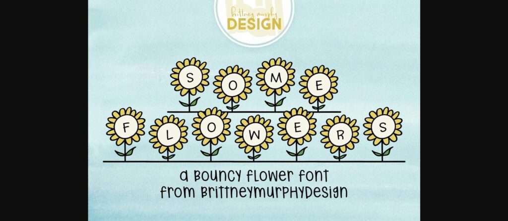 Someflowers Font Poster 3