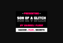 Son of a Glitch Font Poster 1