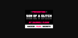 Son of a Glitch Font Poster 1