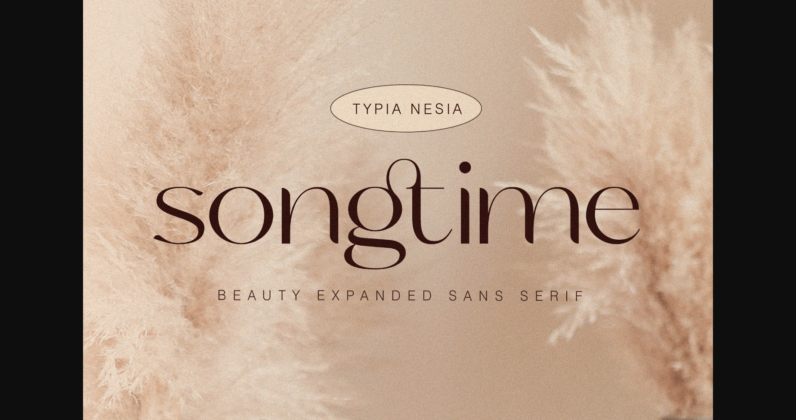 Songtime Font Poster 3
