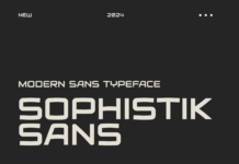 Sophistik Sans Font Poster 1