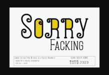 Sorry Facking Poster 1