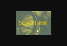 Sortlime Font Poster 1