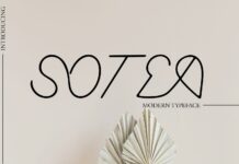 Sotea Font Poster 1