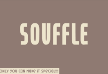 Souffle Font Poster 1