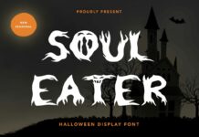 Soul Eater Font Poster 1