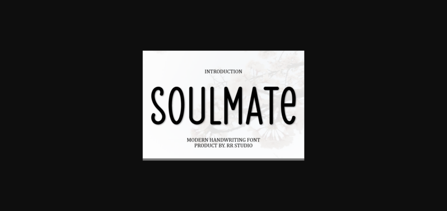Soulmate Font Poster 3