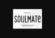 Soulmate Font Soulmate Font Poster 1