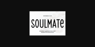 Soulmate Font Poster 1