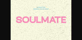 Soulmate Font Poster 1