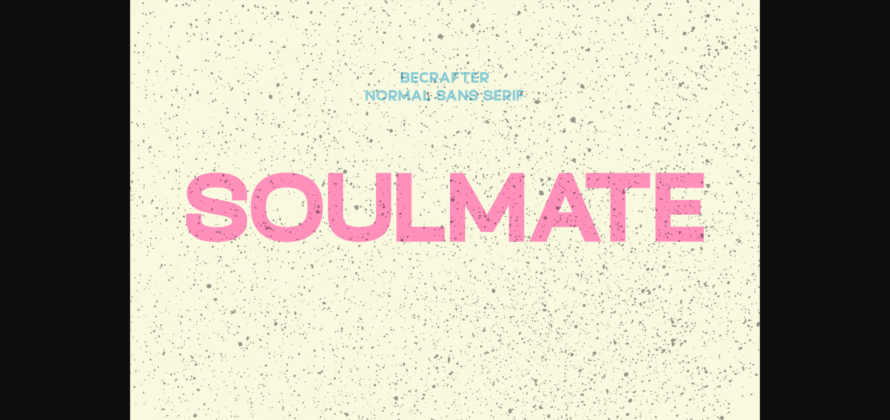 Soulmate Font Poster 1