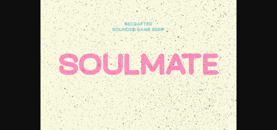Soulmate Rounded Font Poster 3