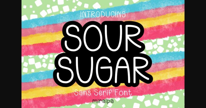 Sour Sugar Font Poster 3