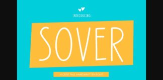 Sover Font Poster 1