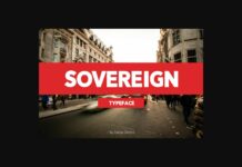 Sovereign Font Poster 1