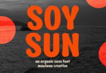 Soysun Font Poster 1