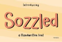 Sozzled Font Poster 1