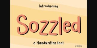 Sozzled Font Poster 1