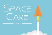 Space Cake Font Poster 1