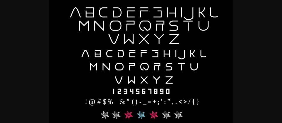 Space Cake Font Poster 7