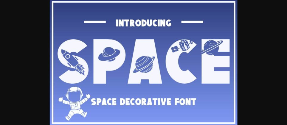 Space Font Poster 1