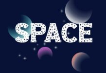 Space Font Poster 1