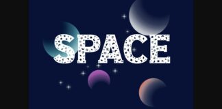 Space Font Poster 1