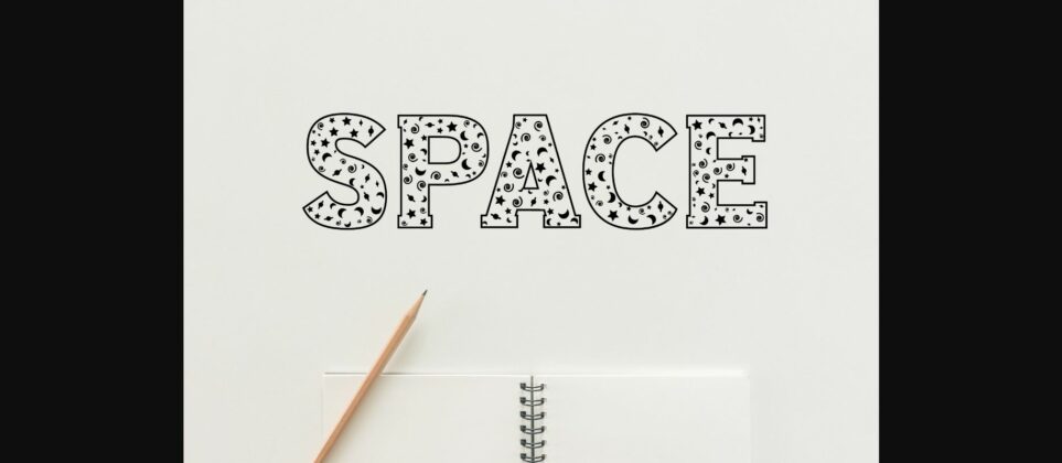 Space Font Poster 11