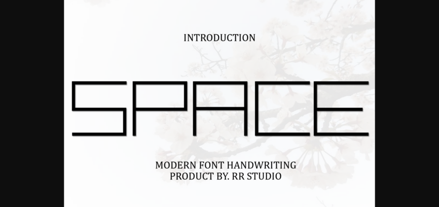 Space Font Poster 3