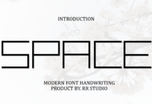 Space Font Poster 1